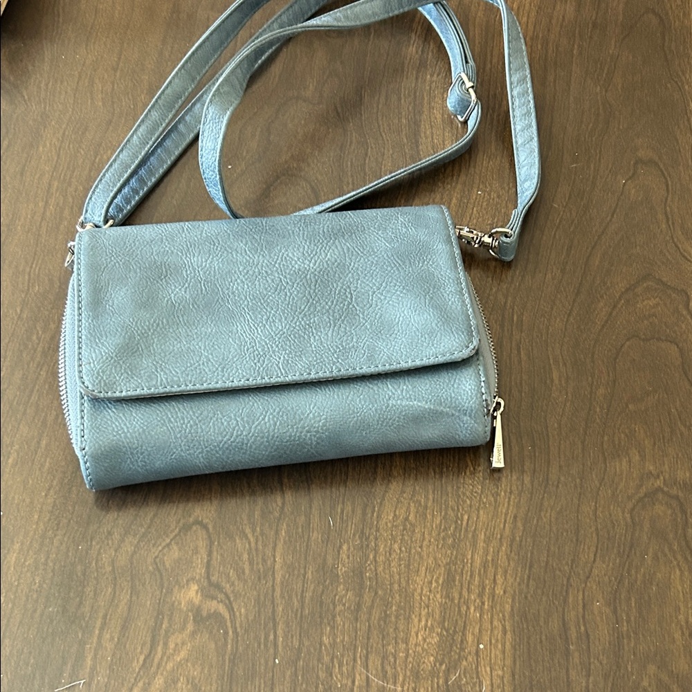 Thirty-One Light Blue Crossbody Bag